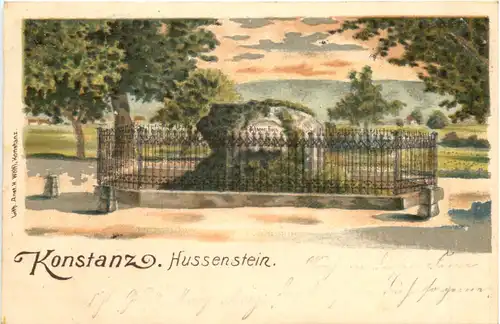 Konstanz - Hussenstein - Litho -699978