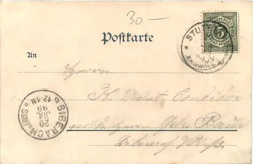 Gruss aus Stuttgart - Litho -700062