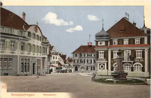 Donaueschingen - Rathausplatz -700004