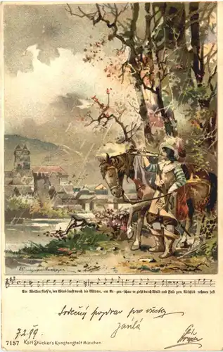 Trompeter von Säkkingen - Litho -700044