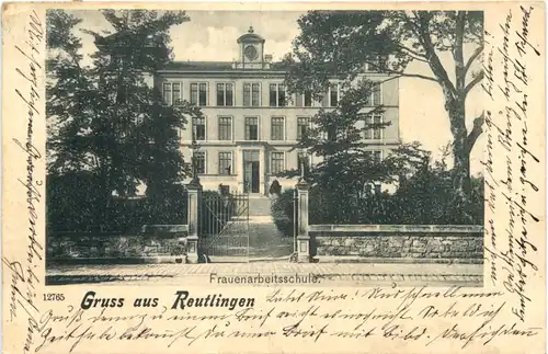 Gruss aus Reutlingen - Frauenarbeitsschule -700128