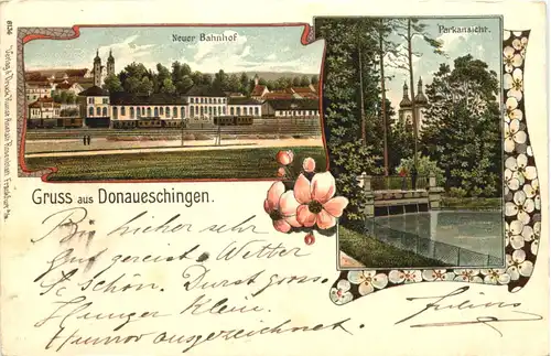 Gruss aus Donaueschingen - Litho -700188
