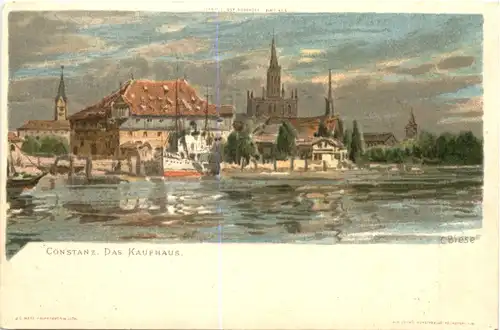 Konstanz - Das Kaufhaus - Litho -700082