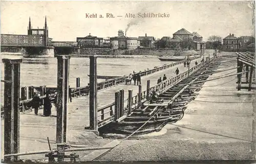 Kehl am Rhein - Alte Schiffbrücke -700258