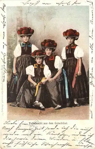 Volkstracht aus dem Gutachtal -700278