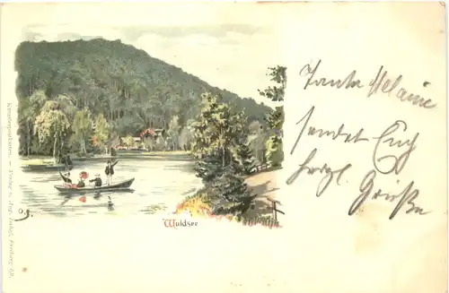 Waldsee - Litho - bei Freiburg -700282