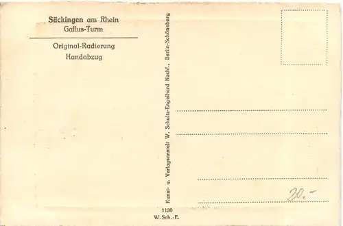 Säckingen am Rhein - Gallus Thurm -700250