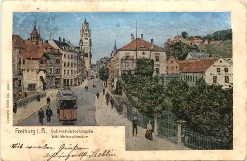 Freiburg - Schwabentorbrücke - Lunakarte -700160