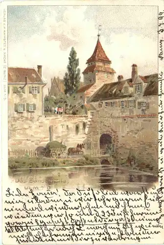 Ulm - Zundelthörle - Litho -700346