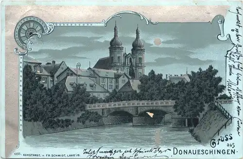 Gruss aus Donaueschingen - Litho -700280