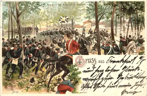 60. und 67. Regiment bei Gravelot -700672