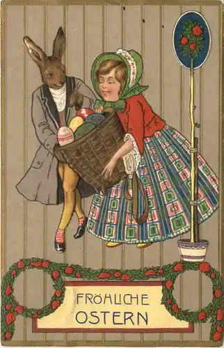 Ostern - Prägekarte -700594