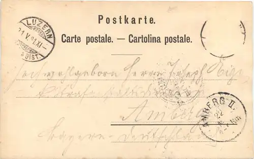 Schaffhausen - Der Rheinfall - Vorläufer 1891 -700686