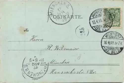 Metz - Theaterplatz - Litho -700710