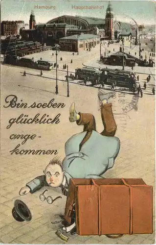 Hamburg - Bin soeben glücklich angekommen -700644