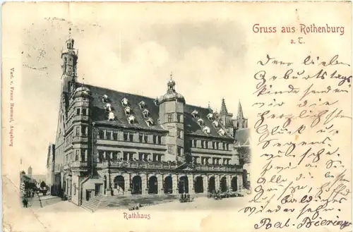 Gruss aus Rothenburg - Rathhaus - Reliefkarte -700730