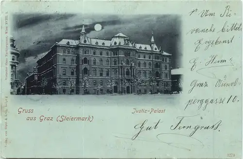 Gruss aus Graz - Justiz-Palast -700848