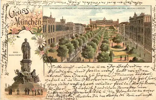 Gruss aus München - Litho -700882