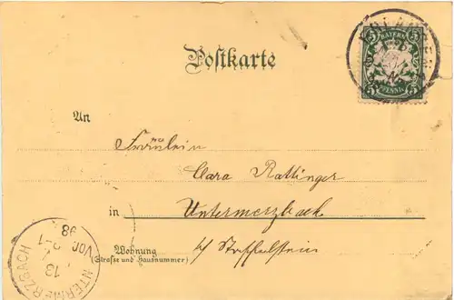 Gruss aus Erlangen - Litho -700846