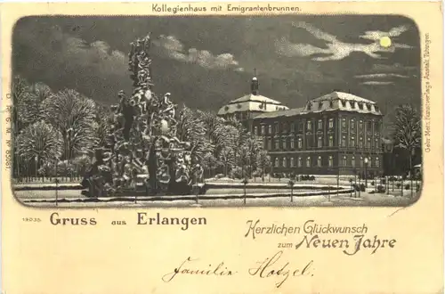 Gruss aus Erlangen - Litho -700864