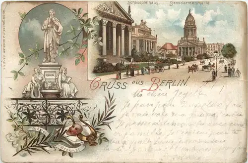 Gruss aus Berlin - Litho -701072