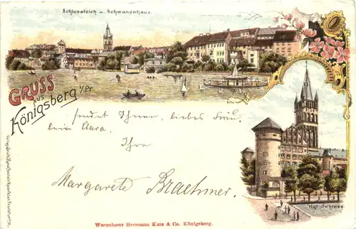 Gruss aus Königsberg - Litho -700976