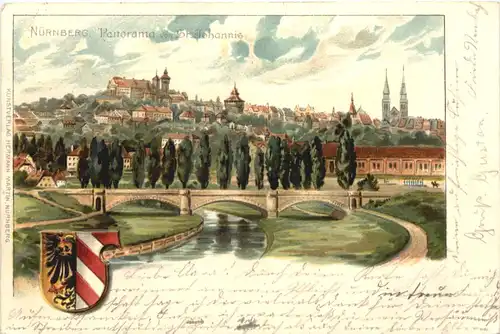 Gruss aus Nürnberg - Litho -700954