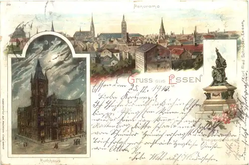 Gruss aus Essen - Litho -701098