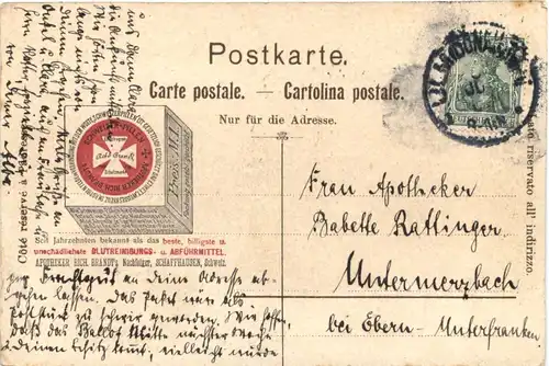 Luzern mit Piolatus - Litho -700986