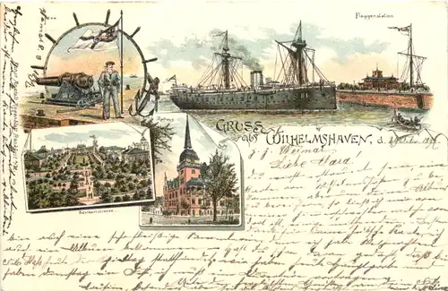 Gruss aus Wilhelmshaven - Litho 1897 -700984