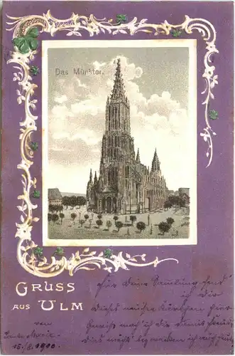 Gruss aus Ulm - Prägekarte -701120