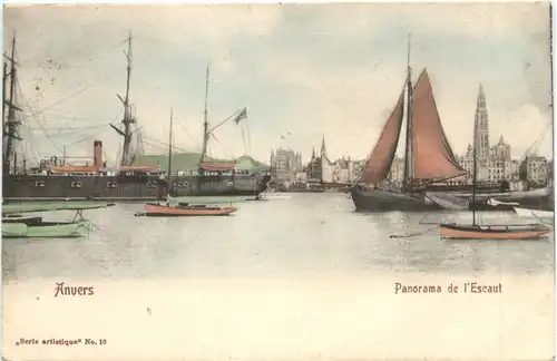 Anvers - Panorma de l Escaut -701178
