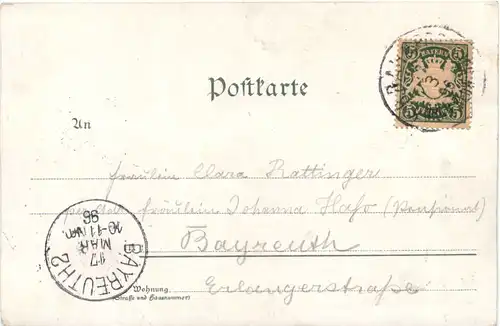 Gruss aus Nürnberg - Litho 1896 -701126