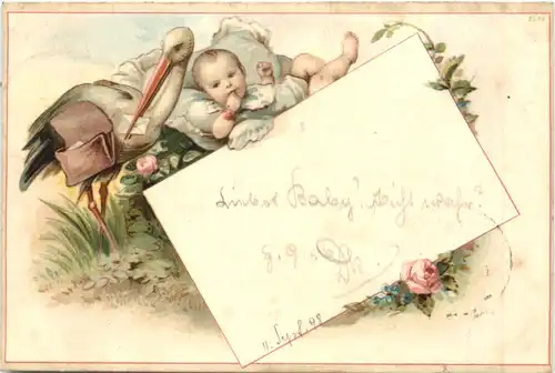 Geburt - Storch -701146