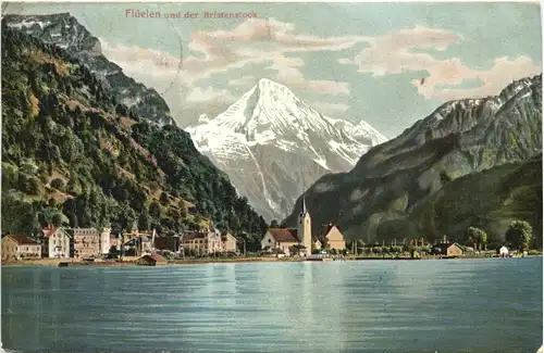 Flüelen und der Bristenstock -701214