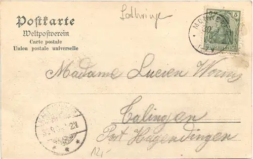 Gruss aus Diedenhofen - Marktplatz -701170