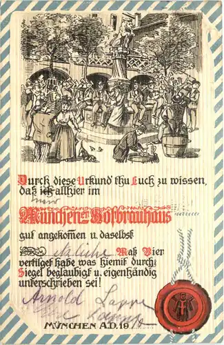 München - Hofbräuhaus -701314