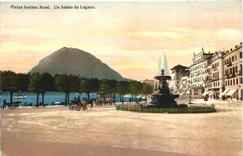 Lugano - Piazza fontana Bossi -701240