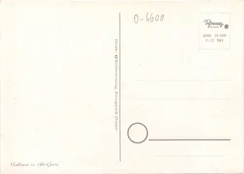 Alt Greiz - Rathaus -701392