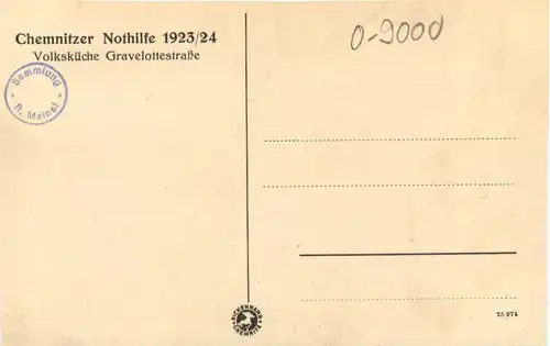Chemnitz - Nothilfe 1923/24 -701504