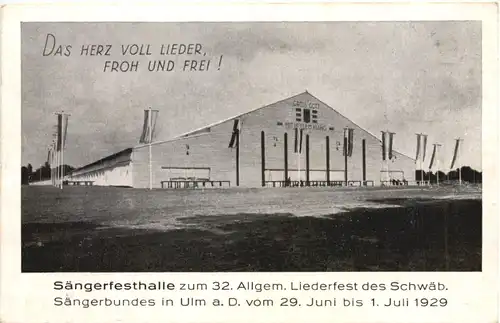 Ulm - Sängerfesthalle Liederfest 1929 -701550