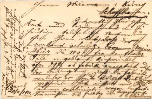 Schweiz - UPU 1900 -701710