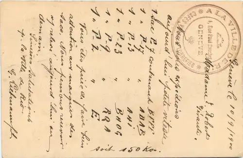 Schweiz - UPU 1900 -701714