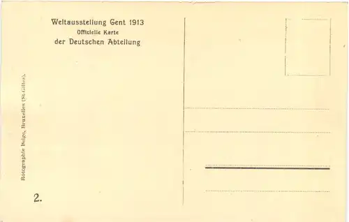 Gent 1913 - Deutsche Halle -701792