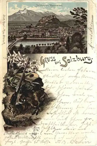 Gruss aus Salzburg - Litho -701918