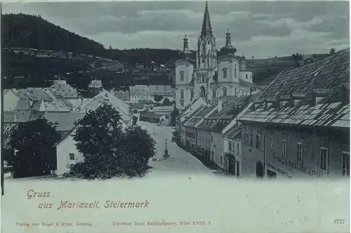 Gruss aus Mariazell - Litho -701920