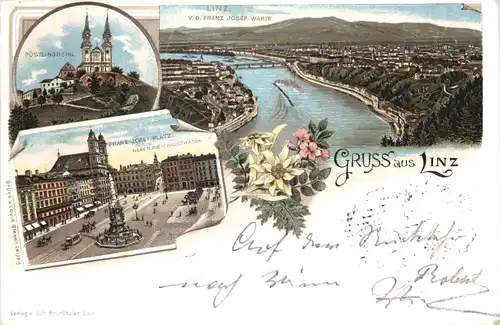 Gruss aus Linz - Litho -701932