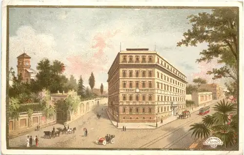 Roma - Eden Hotel - Litho -701992