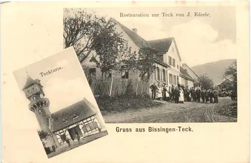 Gruss aus Bissingen - Teck - Restauration zur Teck -702052