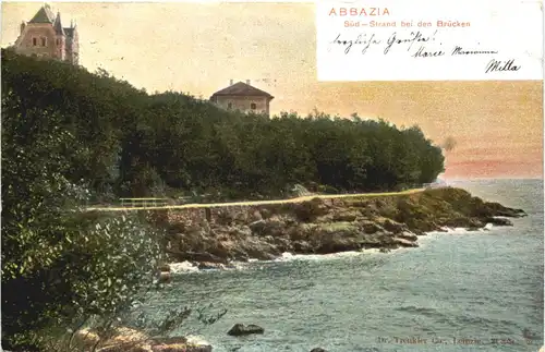 Abbazia - Süd-Strand bei den Brücken -701968